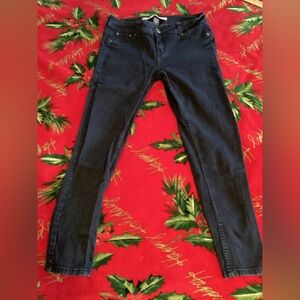 Dark blue Refuge, skinny jean, 99% cotton, 1% spandex, size 13.